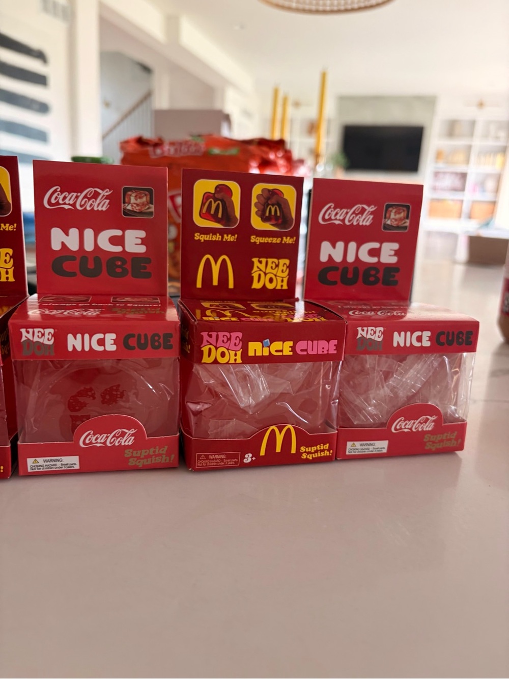 NeeDoh McDonald’s Coca Cola RARE Nice Cube Super Solid Squish - NWT Brand New - Picture 4 of 11